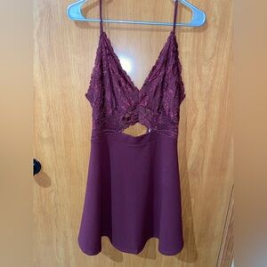 Windsor Burgundy Lace Dress